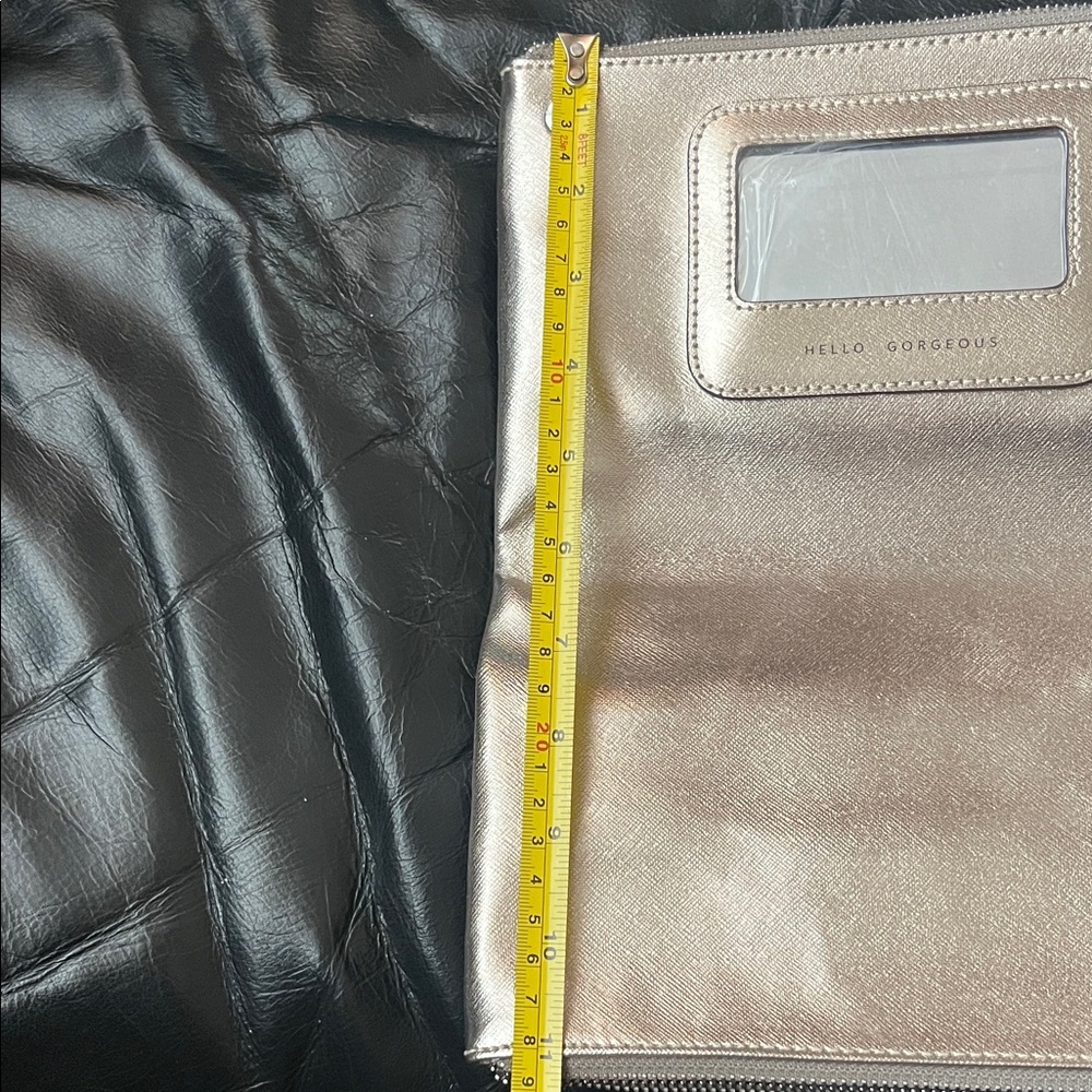 New Stella & Dot Metallic Rose Gold/Silver Clutch - Picture 15 of 16